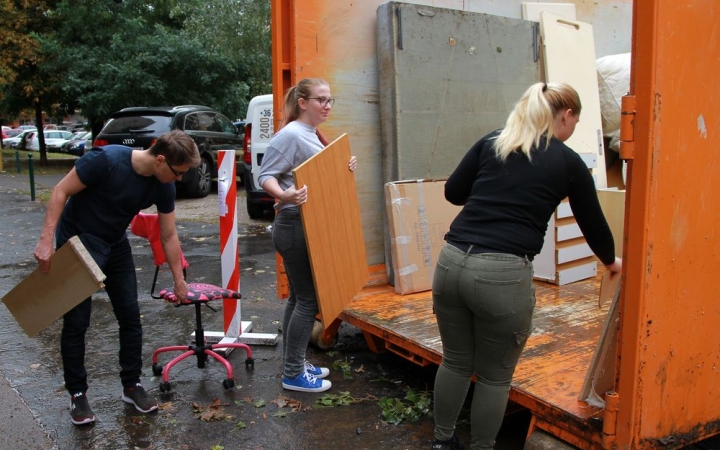 A Technikumban folytatódik a lomtalanítás