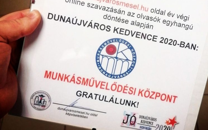 Az MMK lett Dunaújváros Kedvence 2020-ban