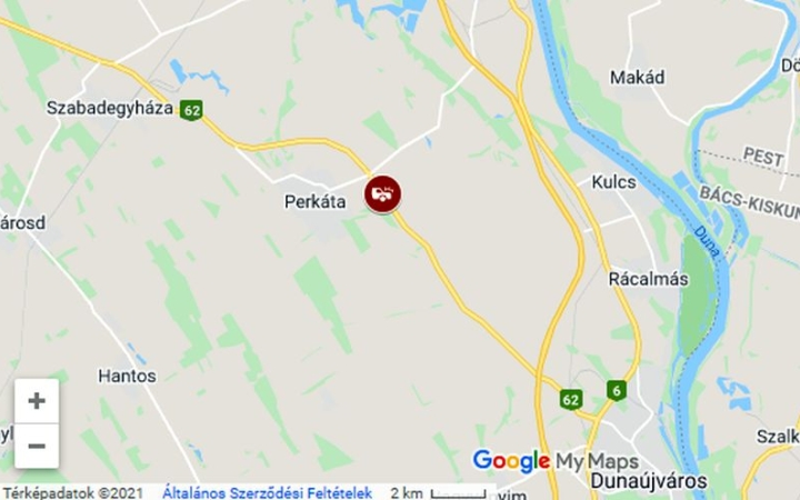 Baleset a 62-es főúton, sérüléssel (FRISSÍTVE!)