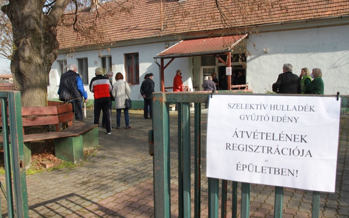 Szelektív gyűjtés: sikeres akció Újtelepen