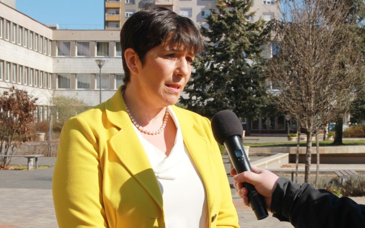 DSTV: Dobrev Klára Dunaújvárosban