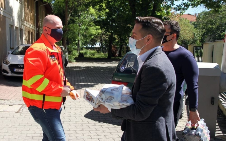 Ünnepi vizit a mentők napján