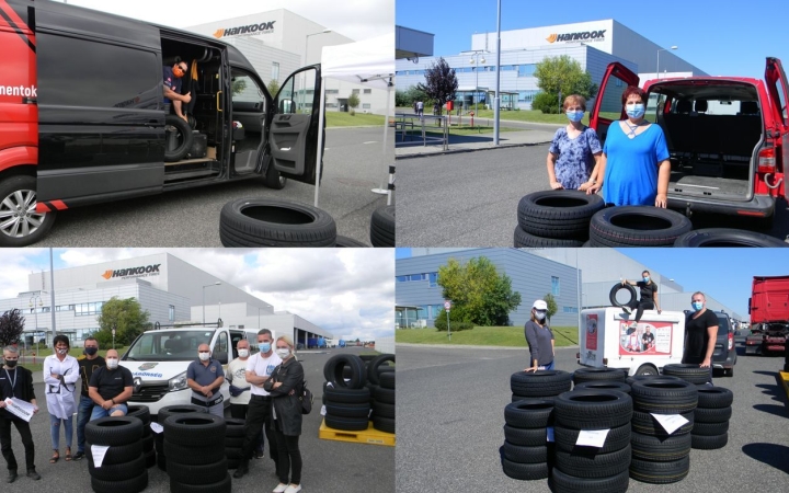 Hankook: jubilál az abroncsadományozás