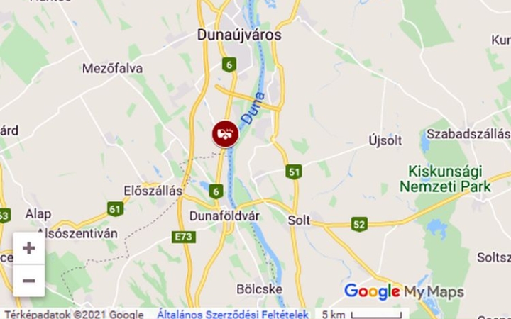 Súlyos baleset a 6-os úton Baracs térségében