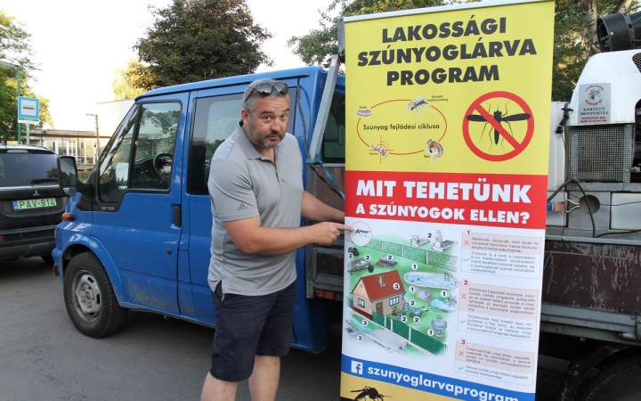 DSTV: szúnyoggyérítés a városban
