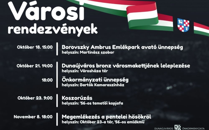 Városmakett és '56-os megemlékezés