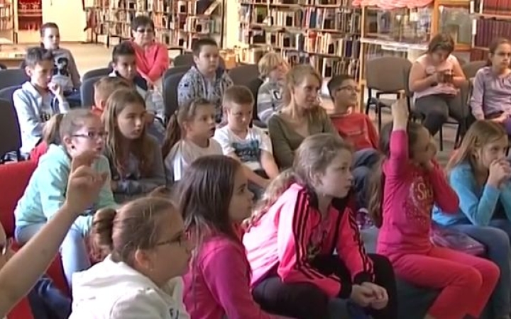 A könyvtár is meglepetéssel várta a gyerekeket