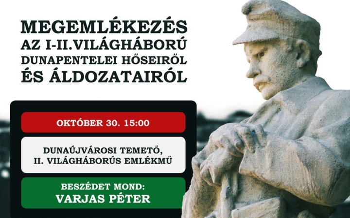 A világháborúk hőseire és áldozataira emlékeznek