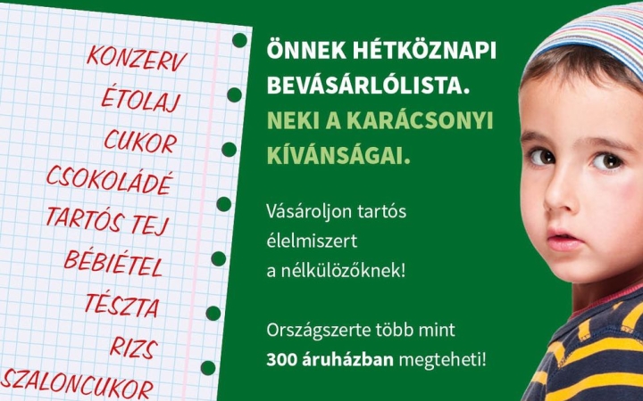 Élelmiszerbank: három nap az adománygyűjtés jegyében