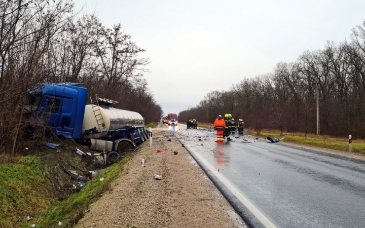 Végzetes baleset, teljes útzár a 62-es úton (FRISSÍTVE)