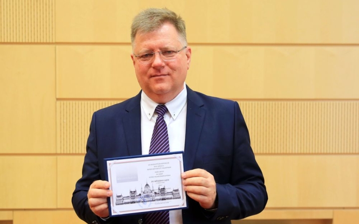 Átvette a mandátumát dr. Mészáros Lajos országgyűlési képviselő