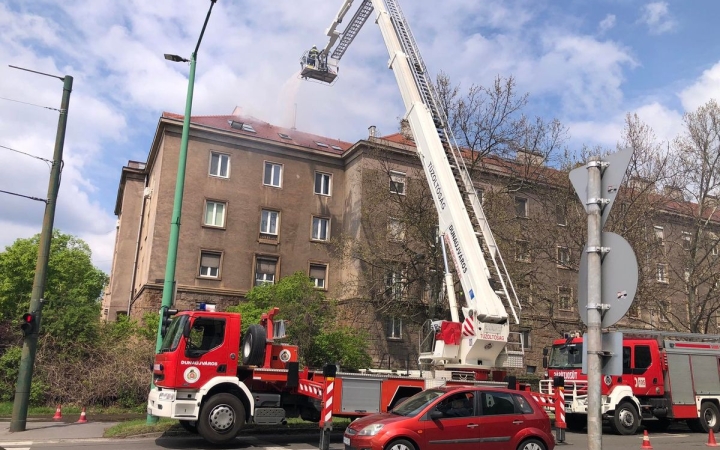 Lakástűz a Dózsa György úton (galériával)