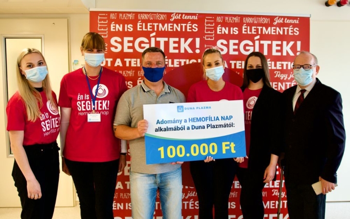 "Hálás vagyok a plazmaadóknak" – hemofíliás beteget támogatott a Duna Plazma