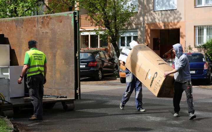 A Technikum II. városrészben folytatódik a lomtalanítás