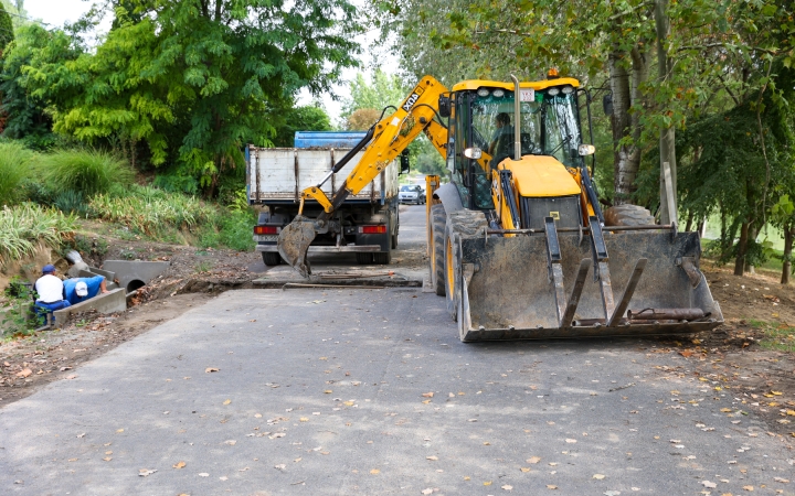 Befejezéshez közelít a csapadékvíz-elvezetési projekt Táborálláson