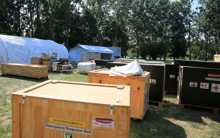 Komoly gyakorlat, éles bevetés a Szalki-szigeten