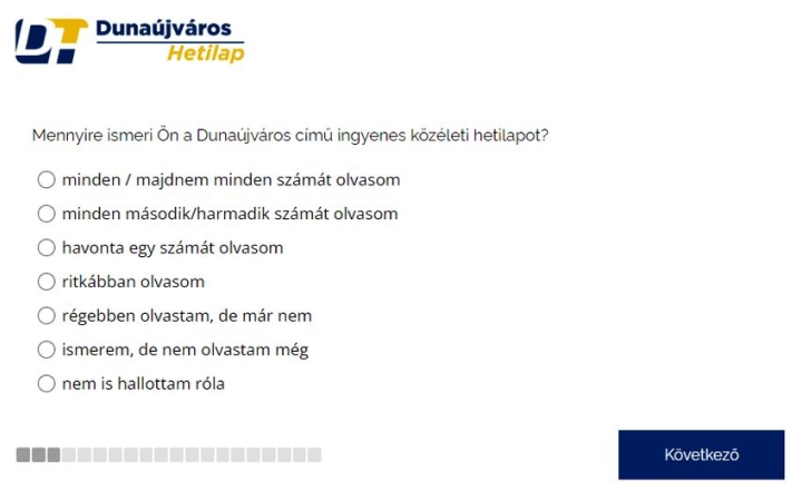 Olvasottsági felmérés – segítsen nekünk, töltse ki értünk és az ajándékokért!