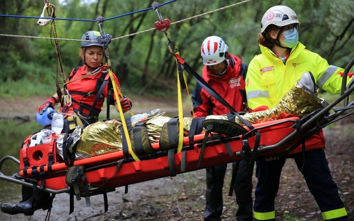 Árvízvédelmi szituációkat gyakoroltak a Szalki-szigeten