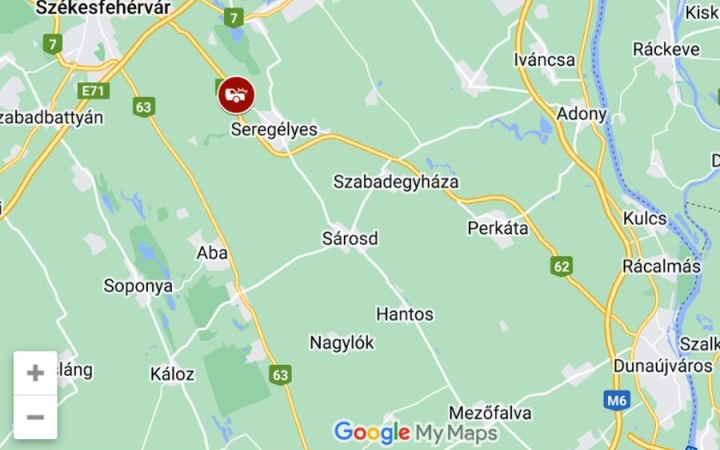 Frontális ütközés, halálos baleset a 62-es úton (FRISSÍTVE)