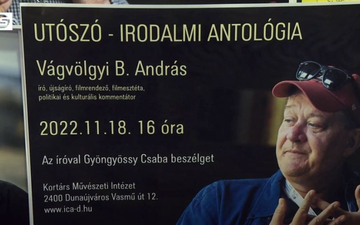 DSTV: Vágvölgyi B. András volt az Utószó vendége