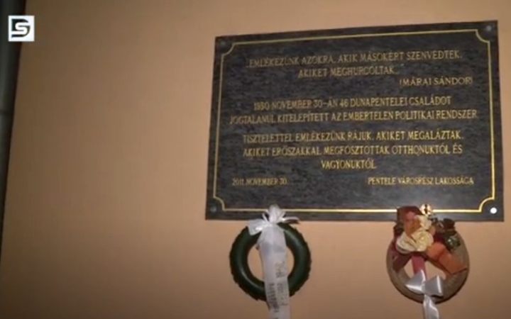 DSTV: a kitelepítésre emlékezett a Pentele Baráti Kör