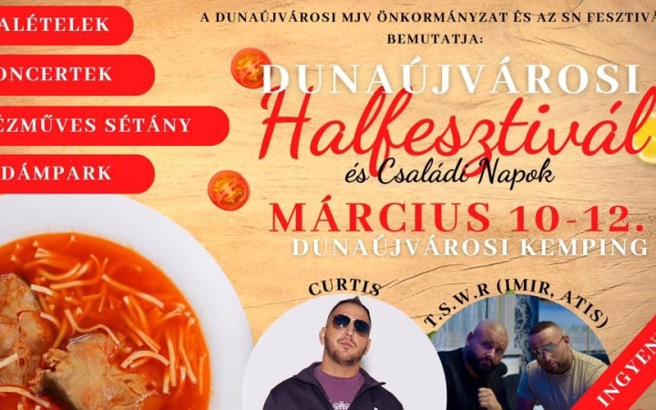 Családi napokkal csalogat a Dunaújvárosi Halfesztivál programja