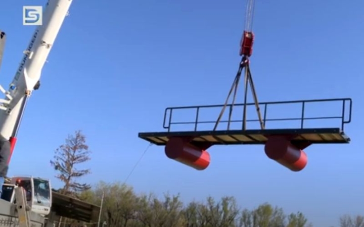 DSTV: új stég a Horgásztanyán