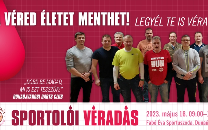 Sportolói véradás: dobd be magad!