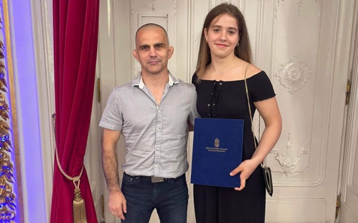 Pupp Viktória rangos elismerése