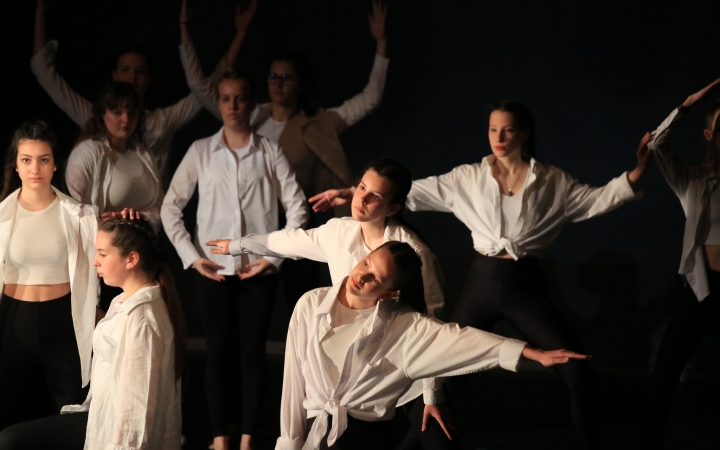 Tarolt a Wesley Da Capo táncos különítménye az országos döntőn