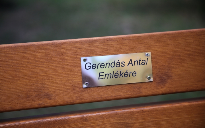 Csak egy pad, meg ami mögötte van