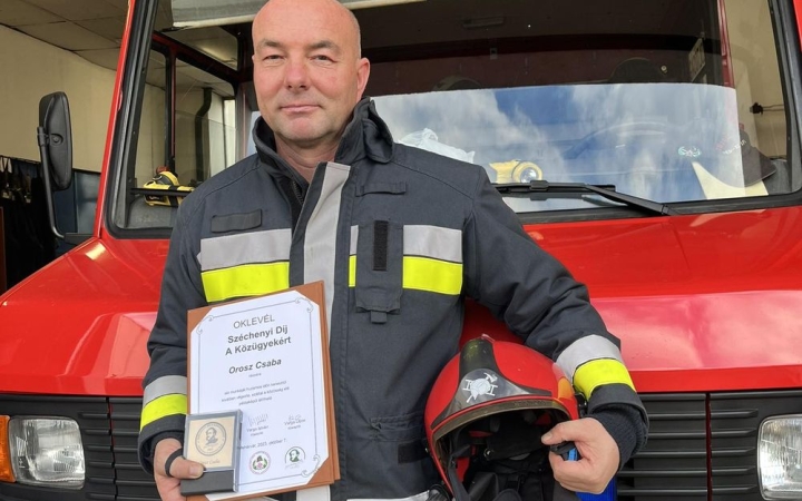 Széchenyi Közügyekért díj: Orosz Csaba a kitüntetettek között