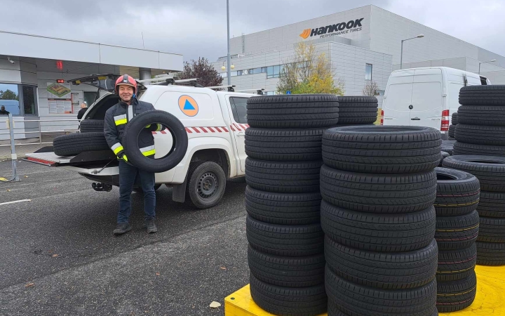Ismét Hankook abroncsokat kaptak a rendvédelmis autók