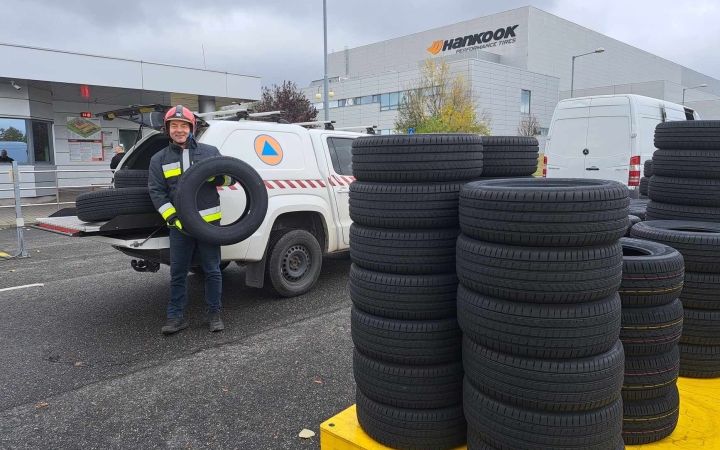 Ismét Hankook abroncsokat kaptak a rendvédelmis autók