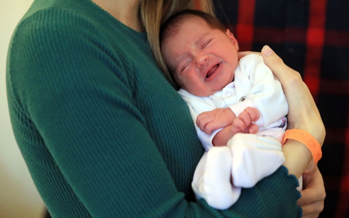 Zsófi az idei év első dunaújvárosi babája!