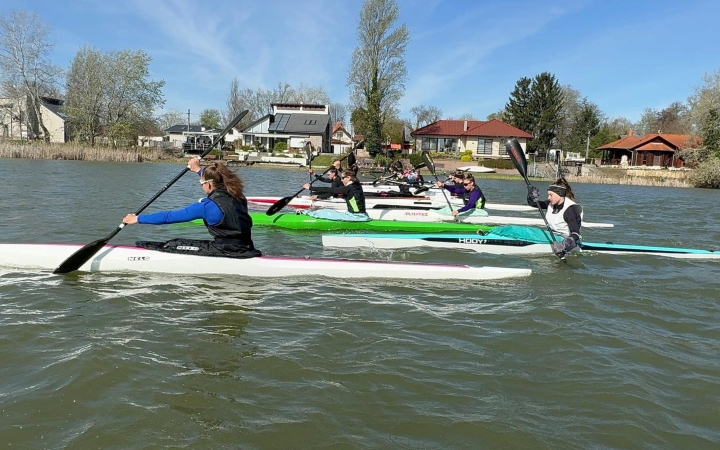 Jól sikerült a DKSE kajak-kenusainak válogatott edzőtábora