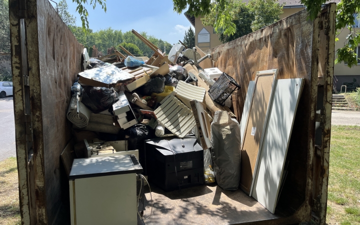 Hasznos a belvárosi lomtalanítás, csökkent a szemét mennyisége