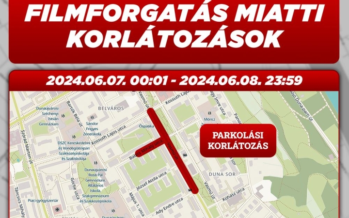Világsztárok a városban – de korlátozásokkal jár a forgatás!