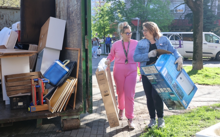 Komoly eredményt hozott a múlt heti akció, de lesz még lomtalanítás a Technikumban