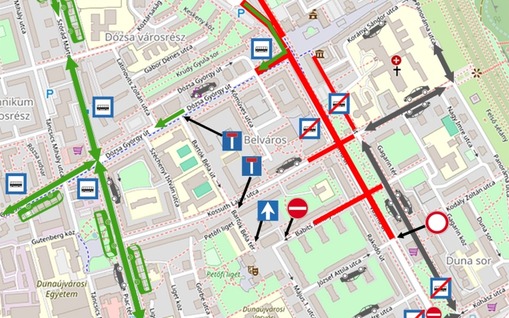 Útlezárások a hosszú hétvégén – figyelem, a buszközlekedést is érinti!