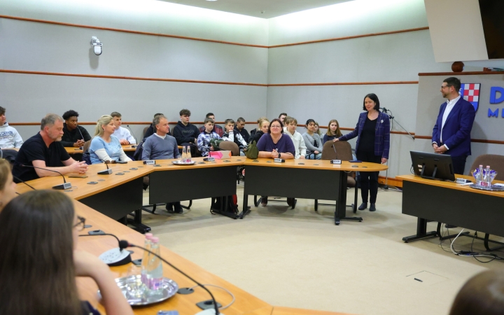 Német cserediákok látogattak a Városházára