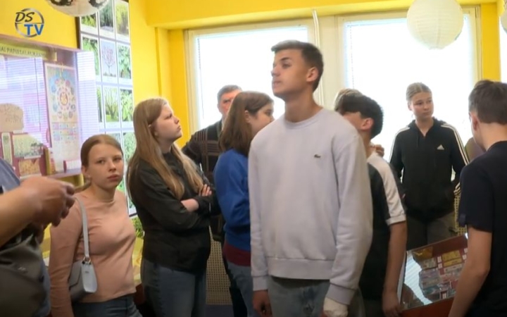 DSTV: német diákcsapat a papírmúzeumban