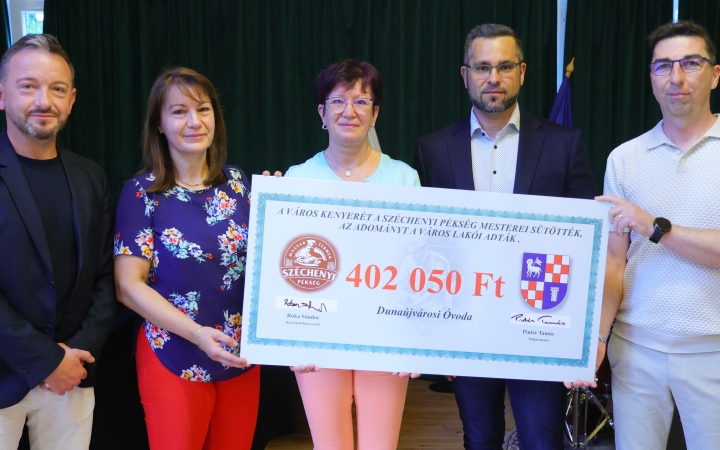 Dunaújváros Kenyere: jelentős adomány – most az óvodának