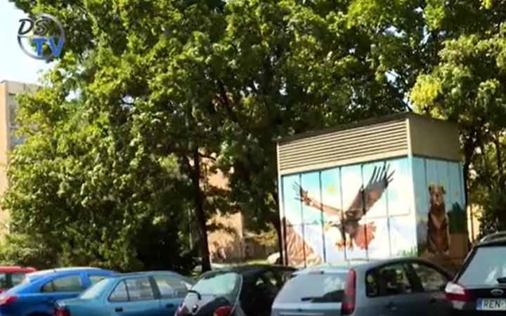 DSTV: újabb trafóház öltözött díszbe