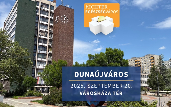 Dunaújvárosba érkezik a Richter Egészségváros: egy nap az egészségért és a közösségért