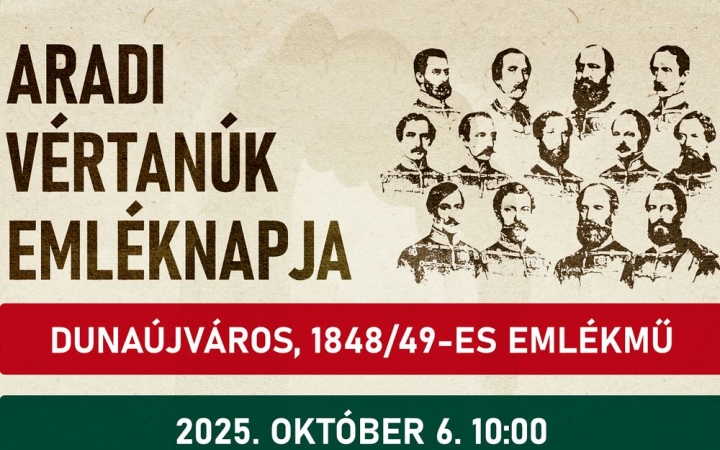 Emlékezzünk együtt az aradi vértanúkra!