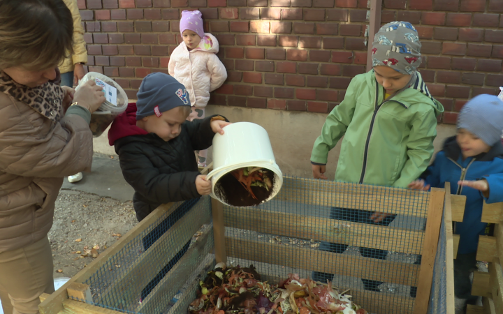 Az óvodások is tesznek a zöldebb jövőért 