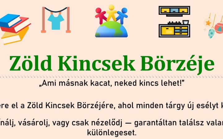 Zöld Kincsek Börzéje a Generációk Házában Zöld Kincsek Börzéje a Generációk Házában