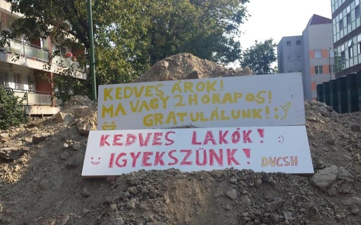 "Táblaharc" az Esze Tamás utcai földkupacon