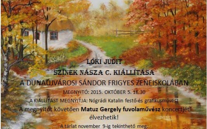 Színek Násza – Lóki Judit kiállítása